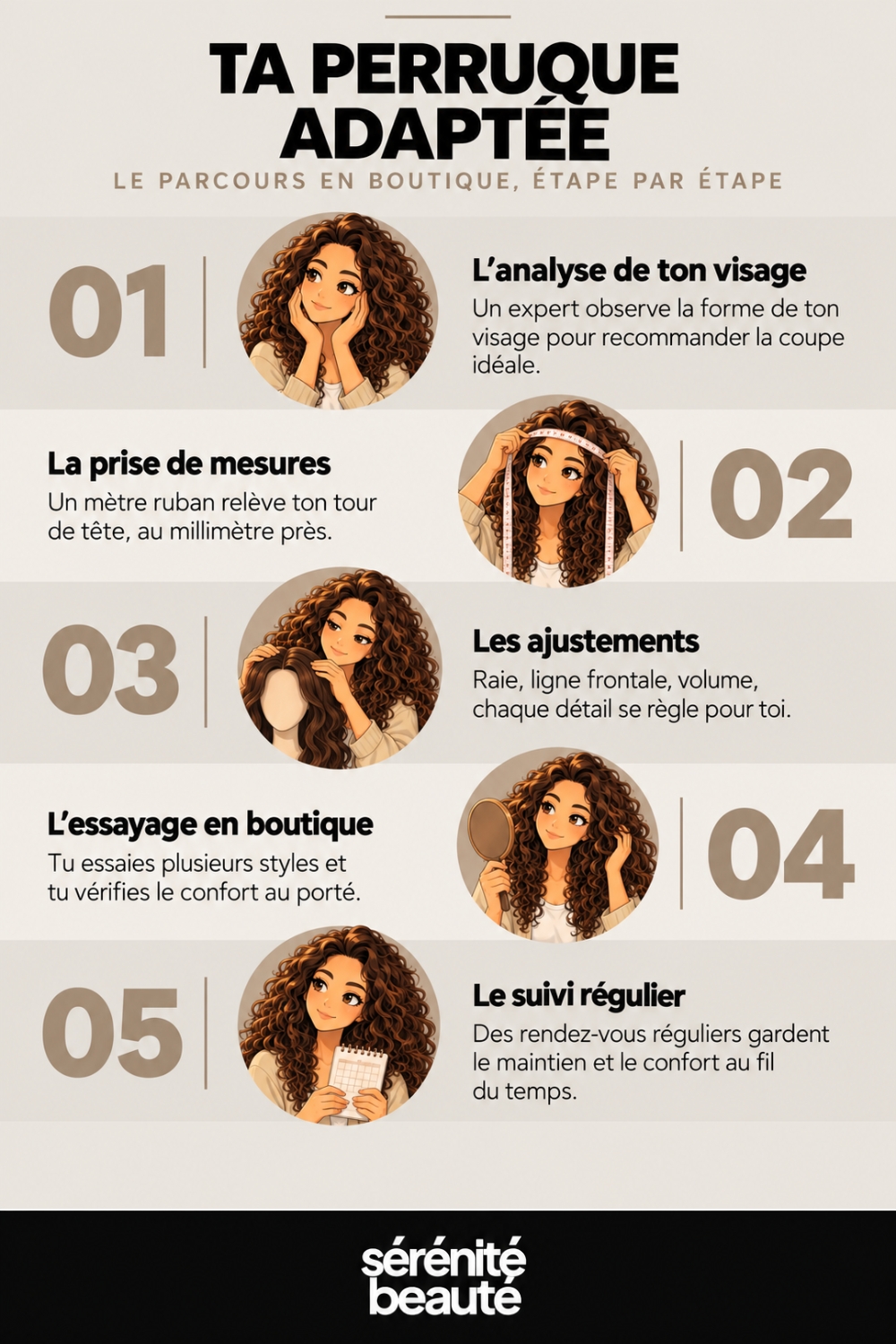infographie perruque